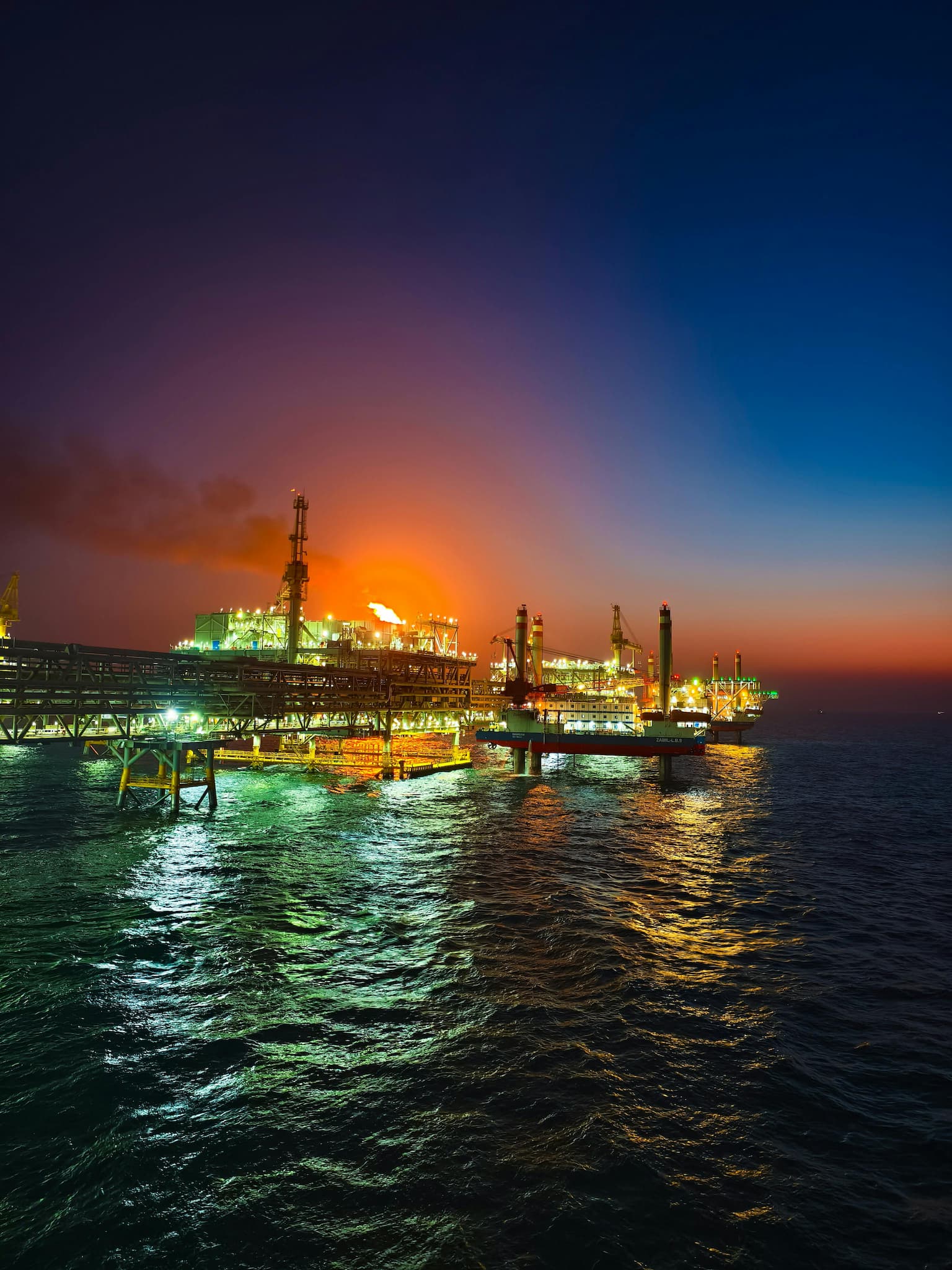 Energy sector — oil refinery